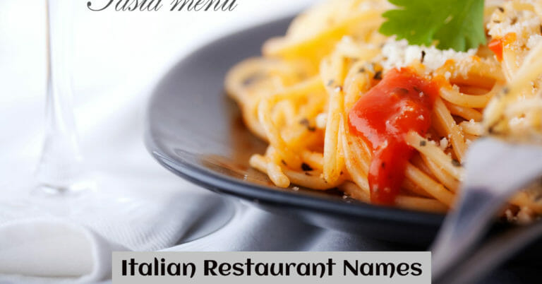 Italian Restaurant Names