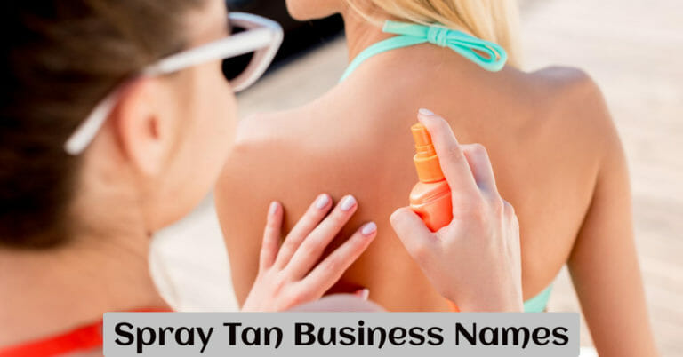 Spray Tan Business Names