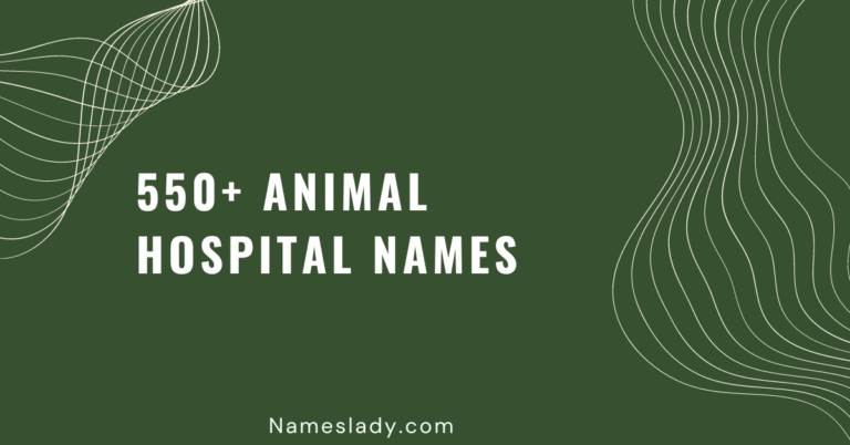 Animal Hospital Names