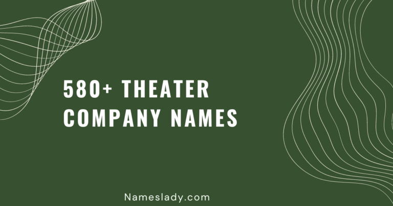 Theater Company Names