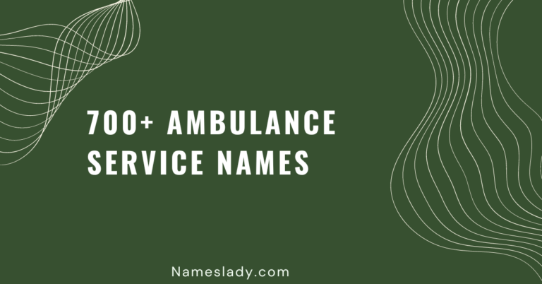 Ambulance Service Names