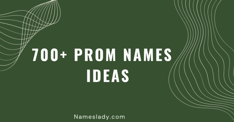 Prom Names