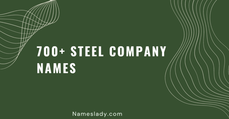 Steel Company Names