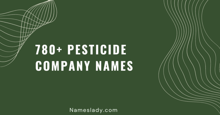 Pesticide Company Names