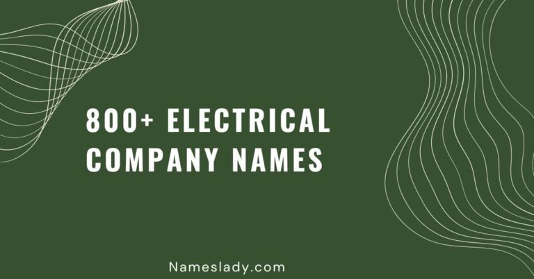 Electrical Company Names