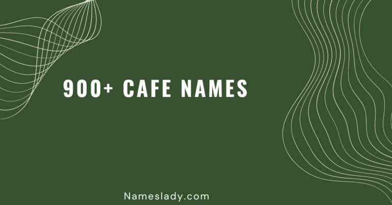 Cafe Names