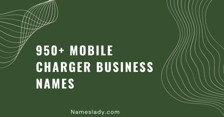 Mobile Charger Business Names