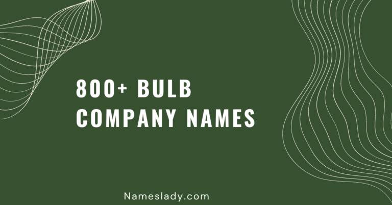 Bulb Company Names