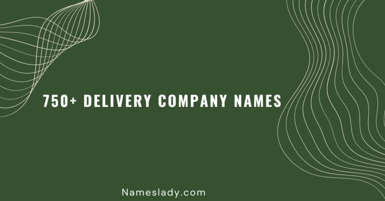 Delivery Company Names