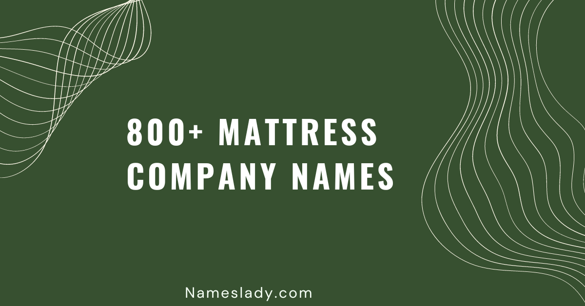 800-catchy-mattress-company-names-deas-nameslady