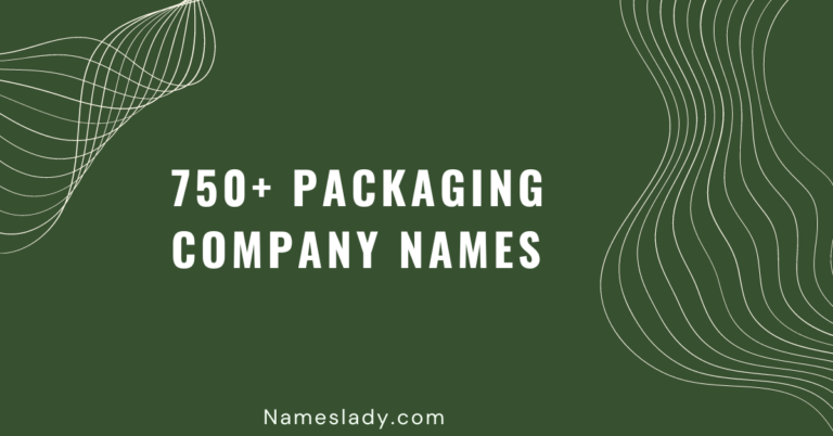 Packaging Company Names