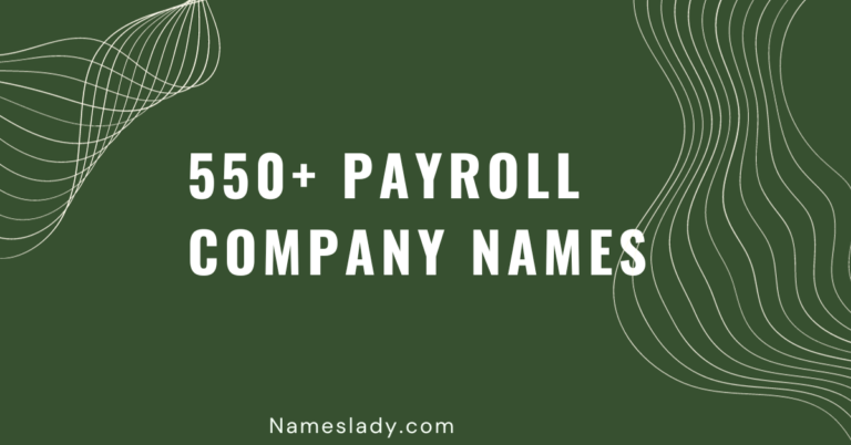 Payroll Company Names