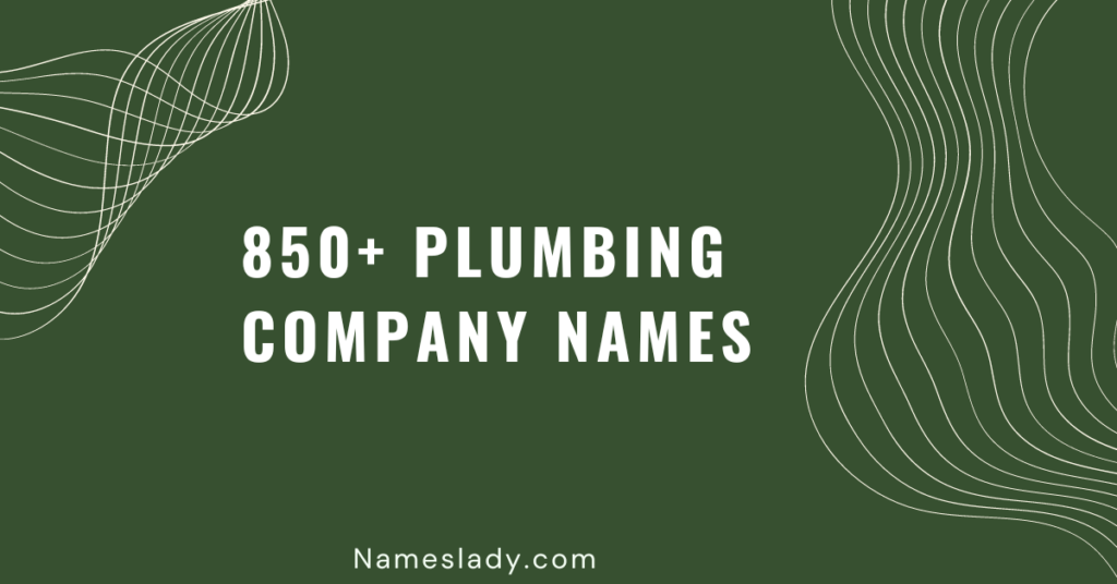 850-best-plumbing-company-names-ideas-nameslady