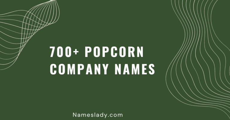 Popcorn Company Names