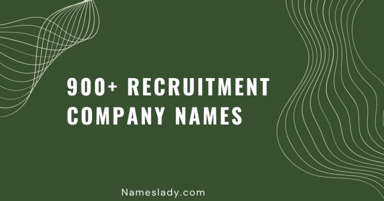 Recruitment Company Names