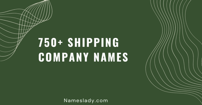 Shipping Company Names