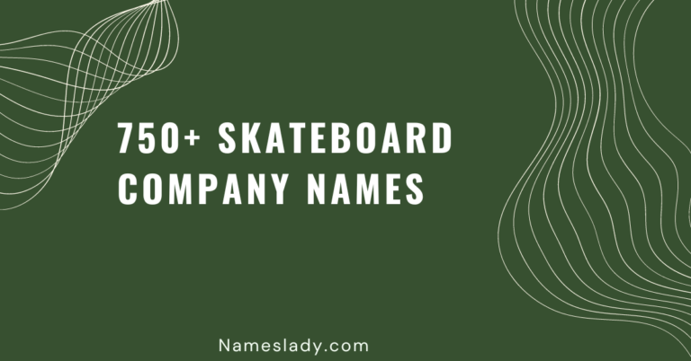 Skateboard Company Names