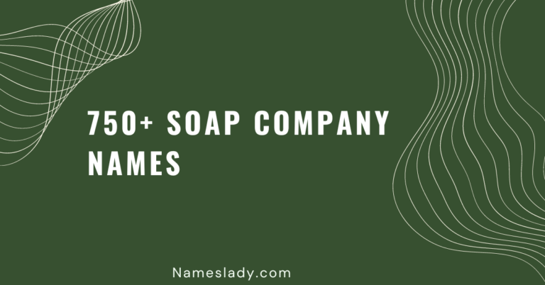 Soap Company Names