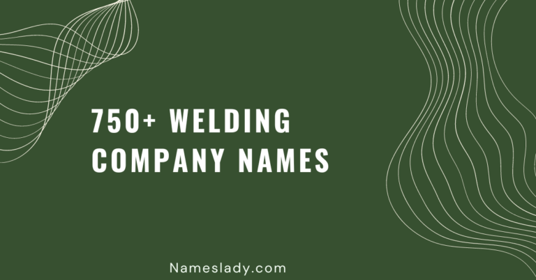 Welding Company Names