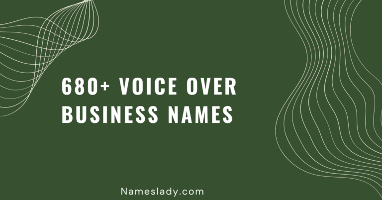 Voice Over Business Names