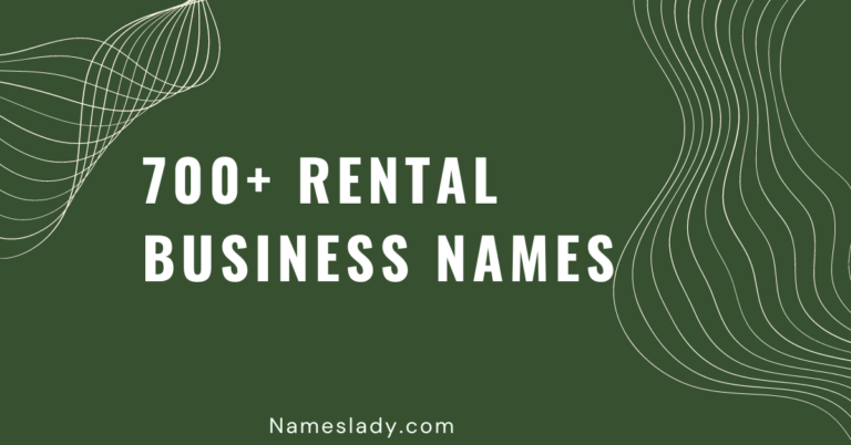 Rental Business Names