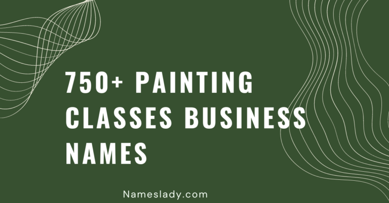 Painting Classes Business Names