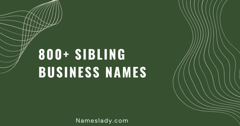 Sibling Business Names