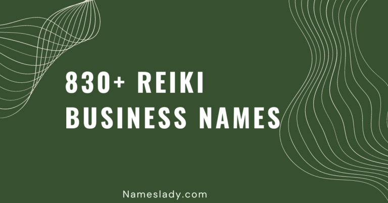 Reiki Business Names