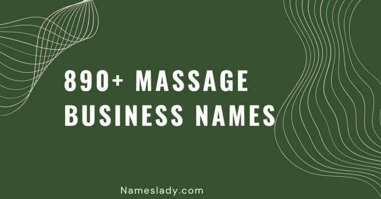 Massage Business Names