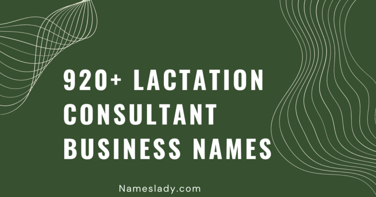 Lactation Consultant Business Names