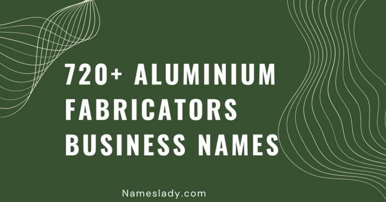 Aluminium Fabricators Business Names