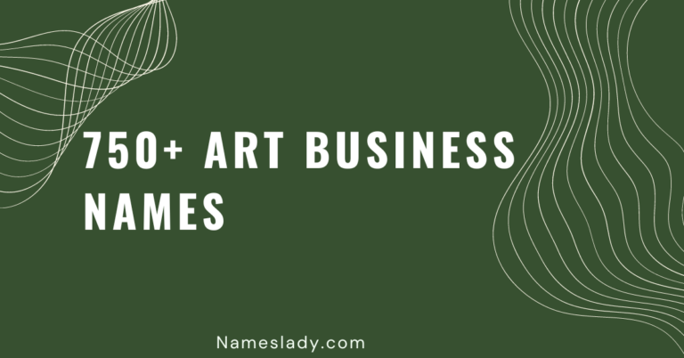 Art Business Names