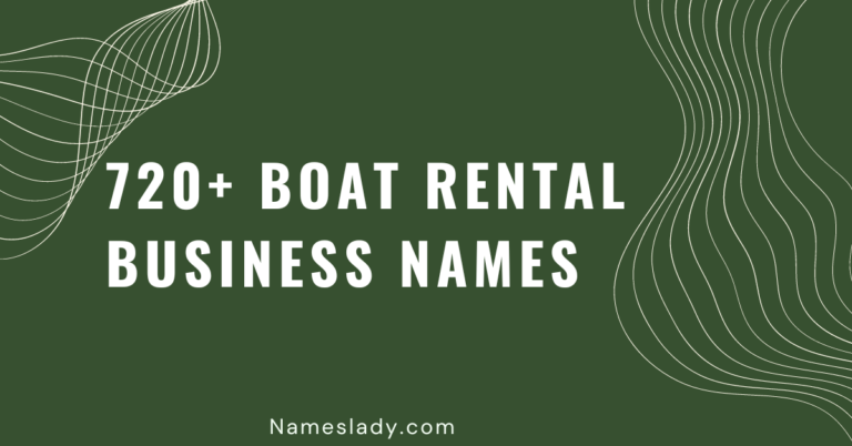Boat Rental Business Names
