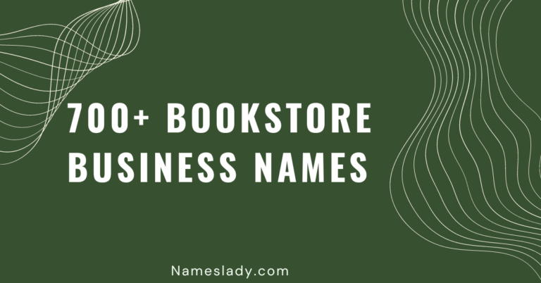 Bookstore Business Names