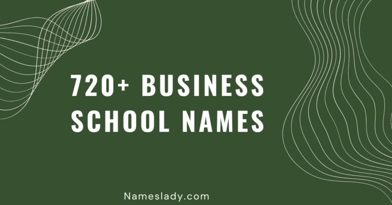 Business School Names