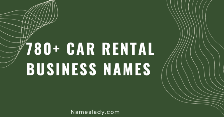 Car Rental Business Names