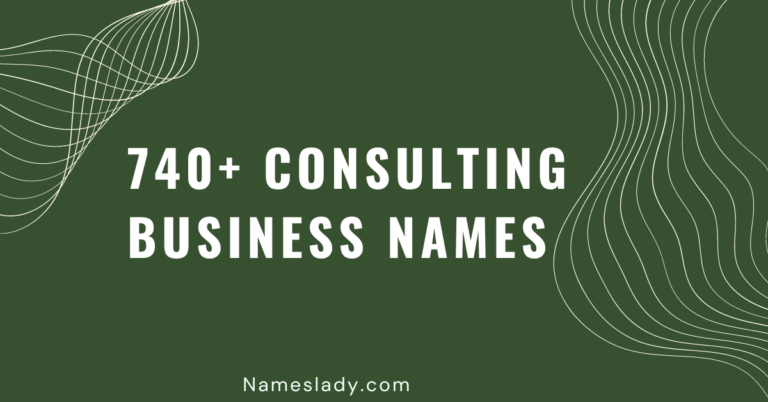 Consulting Business Names