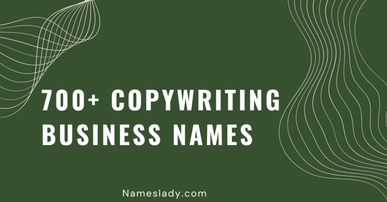 Copywriting Business Names