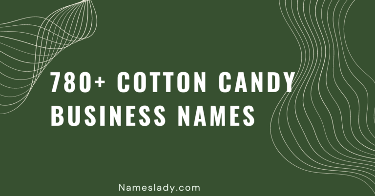 Cotton Candy Business Names