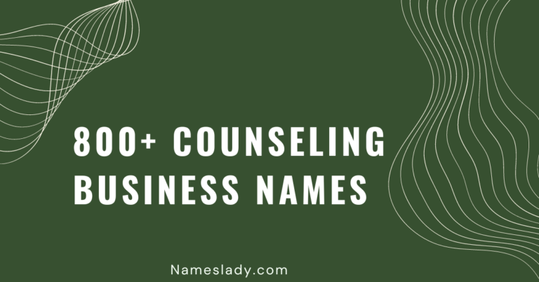 Counseling Business Names