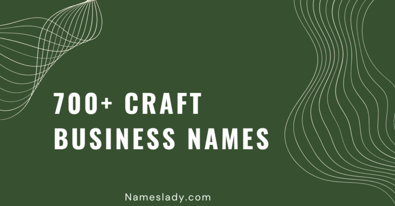 Craft Business Names