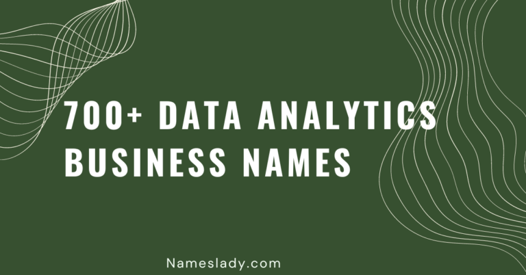 Data Analytics Business Names