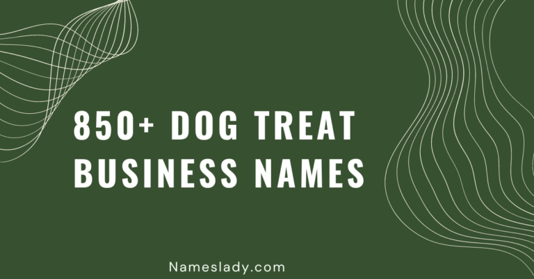 Dog Treat Business Names