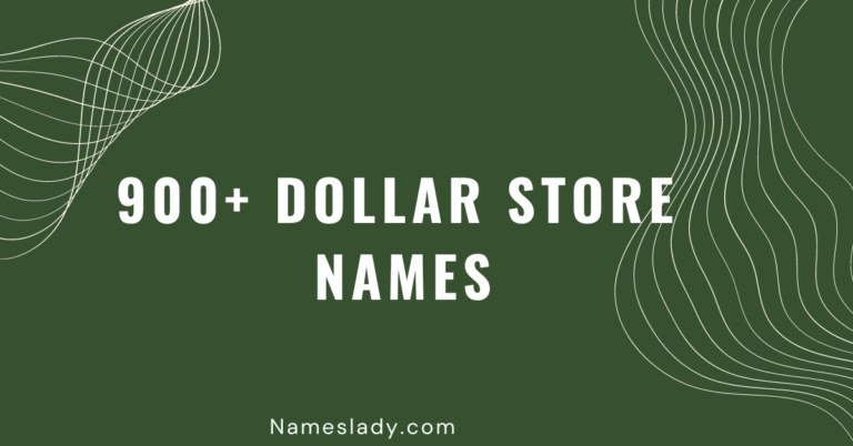 Dollar Store Names