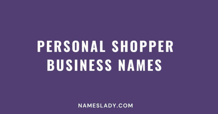 Personal Shopper Business Names