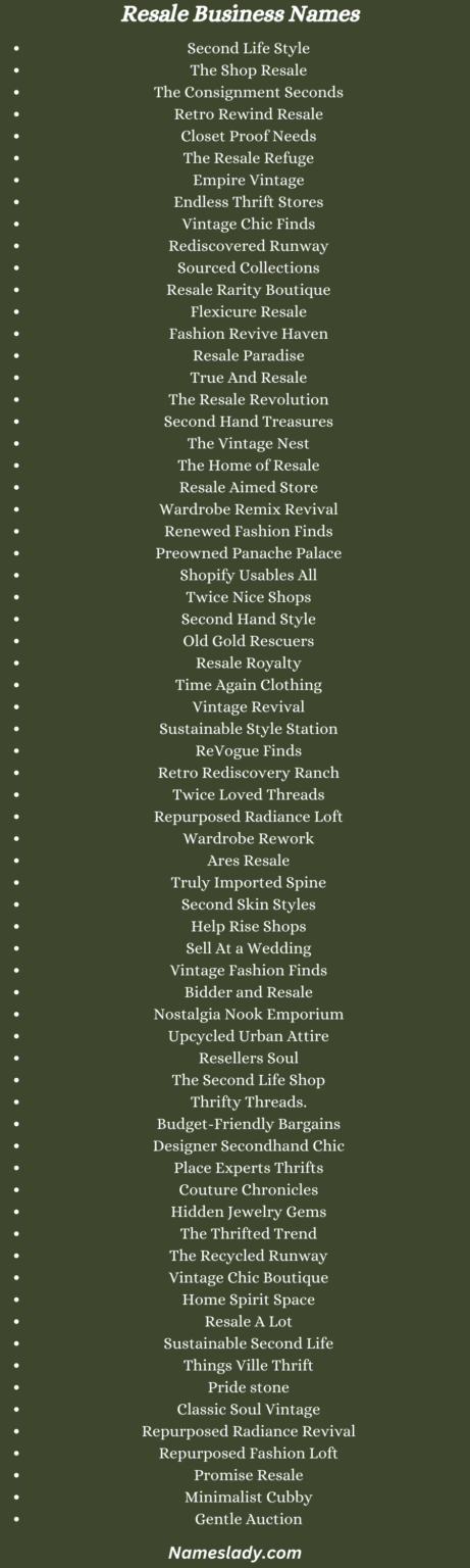 720 Catchy Resale Business Names To Inspire You Names Lady 720-catchy-resale-business-names-to-inspire-you-names-lady