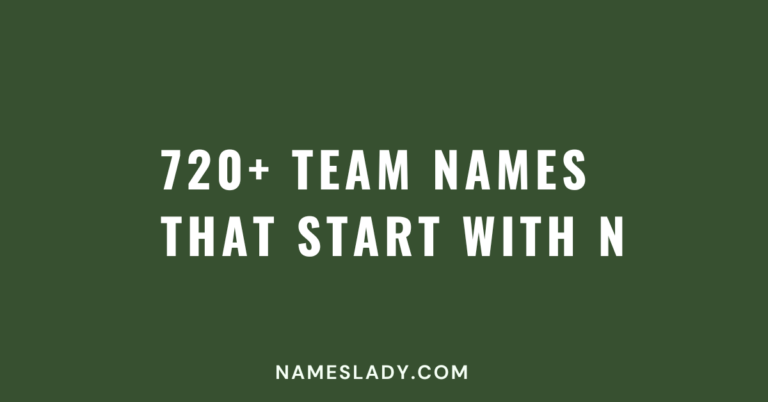Team Names That Start With N