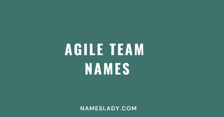 Agile Team Names